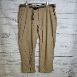 Duluth Trading Dry on the Fly Pants Mens 2XLx30 Camel Brown 42x30 71712 5 Pocket